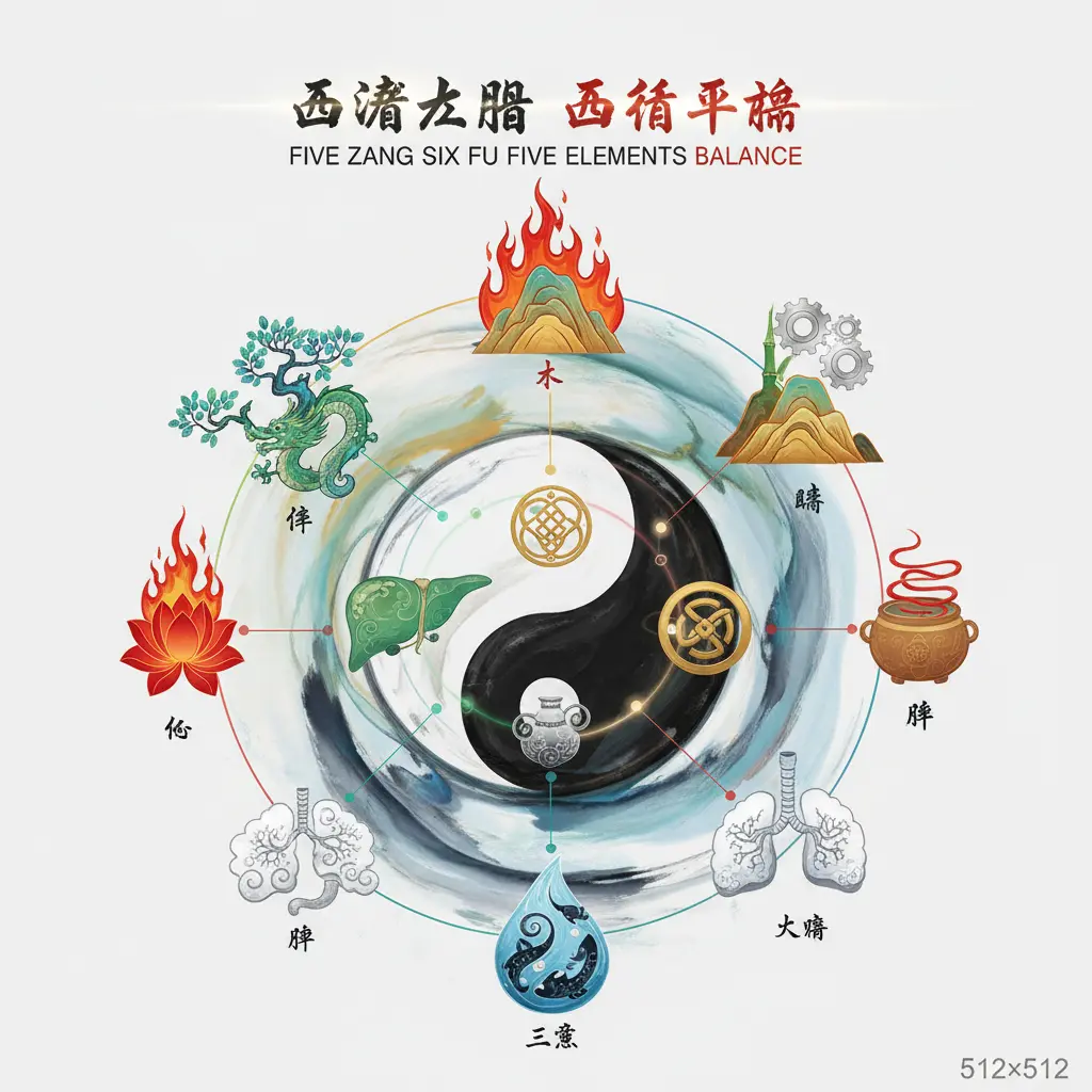 五行平衡 - 五臟六腑