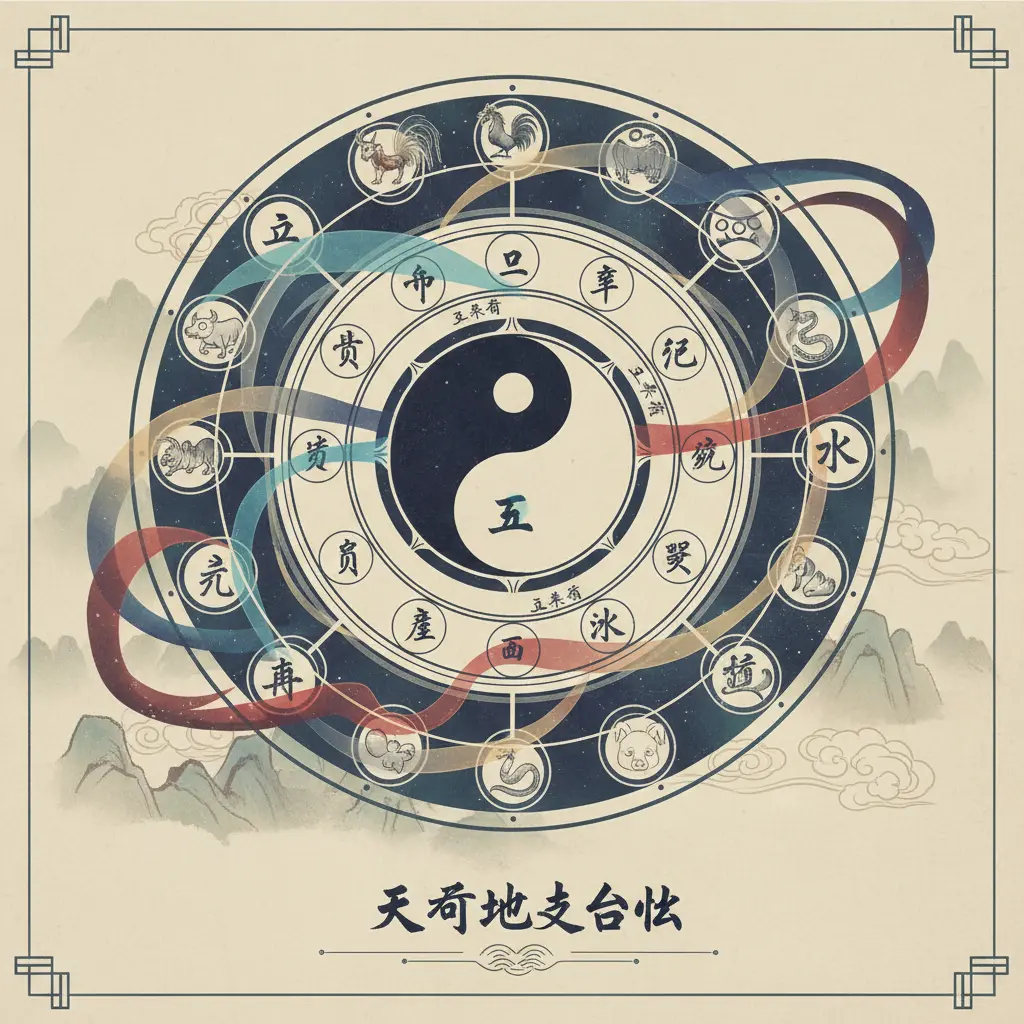 八字 - 天干地支合化