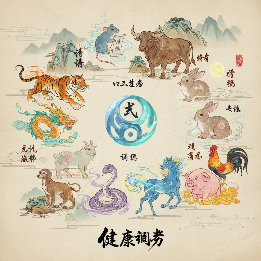 健康運勢 - 十二生肖