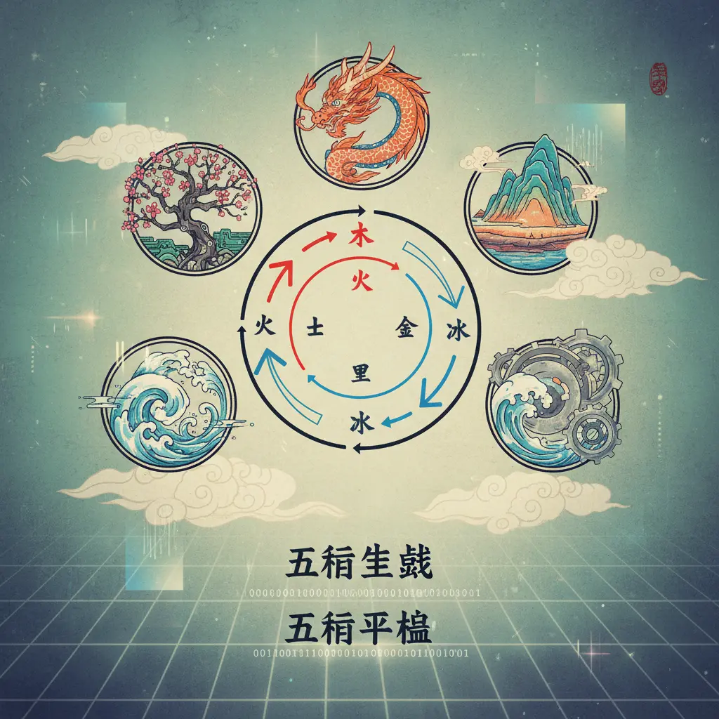 五行平衡 - 五行生剋