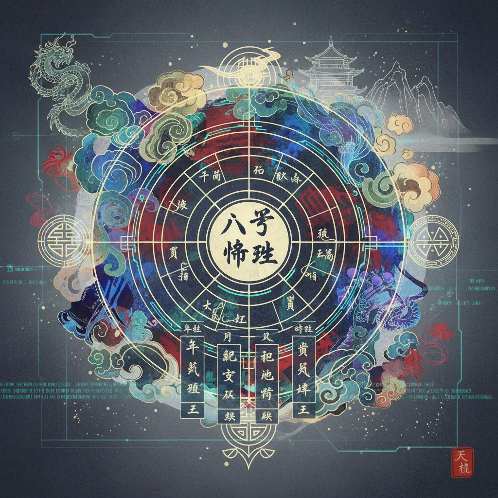 八字命理 - 八字排盤