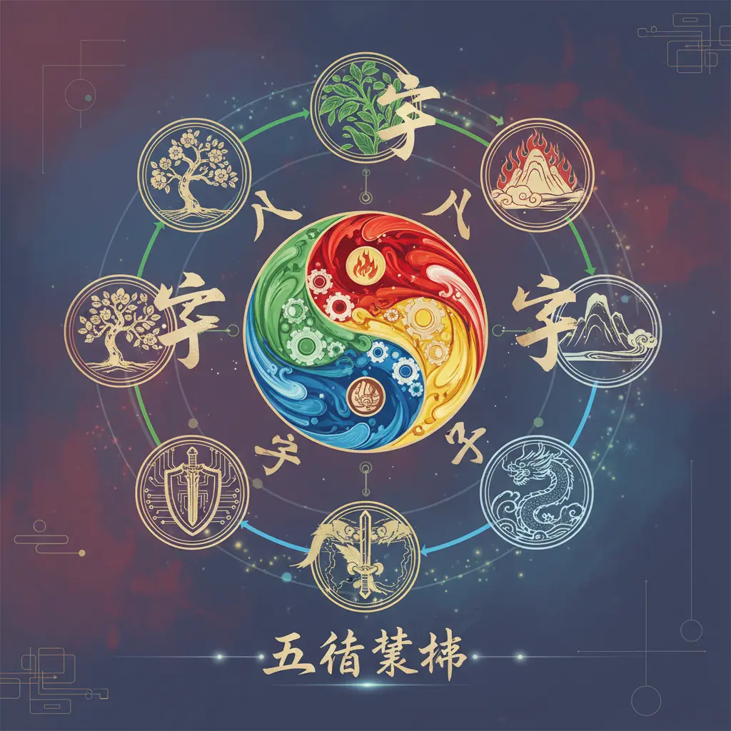 八字 - 五行結構