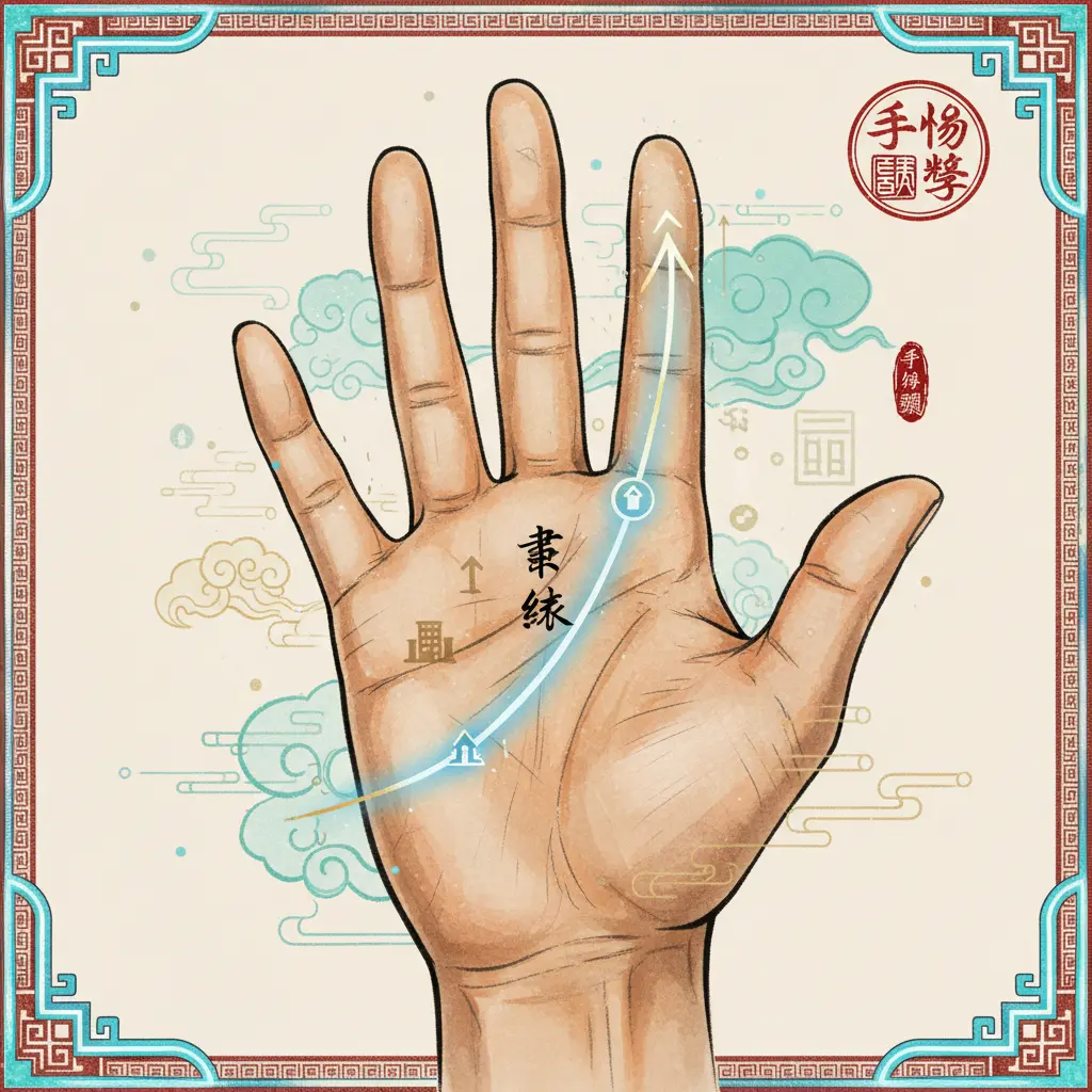 手相學 - 事業線